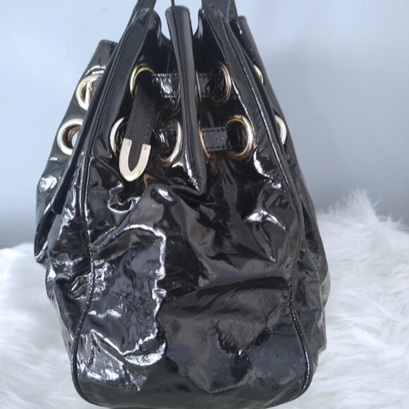 Jimmy Choo Ramona patent leather shoulder bag w/COA EUC - Picture 4 of 11